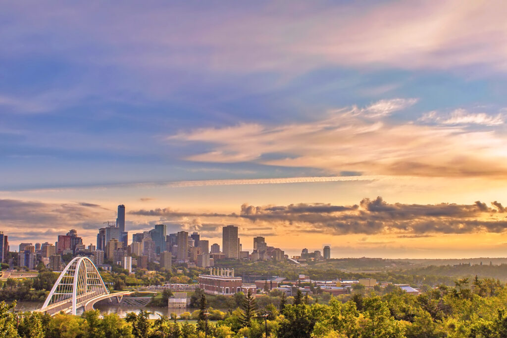 View of Edmonton, Alberta