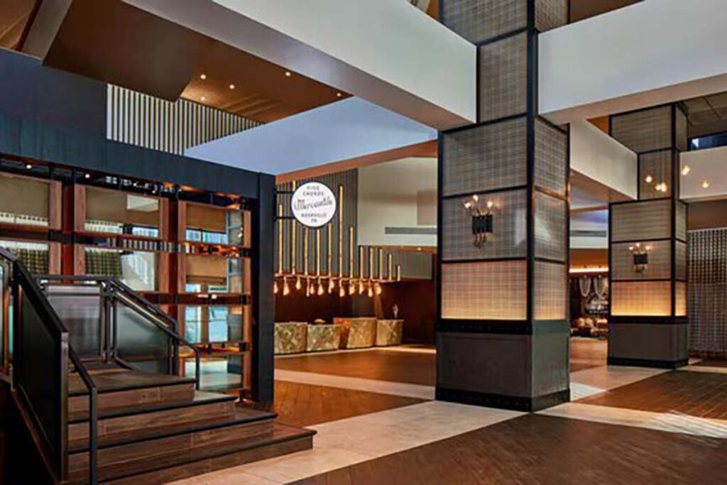 Hotel lobby