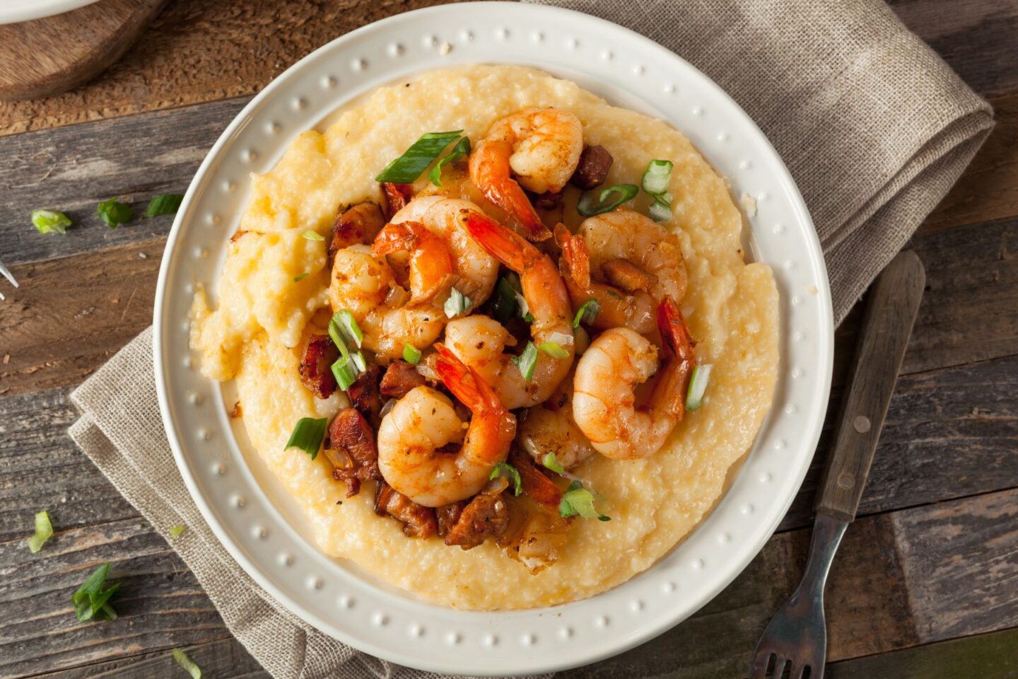 Bowl of shrimp and grits
