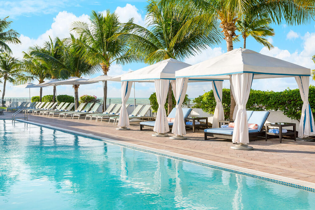 Hotel beach club