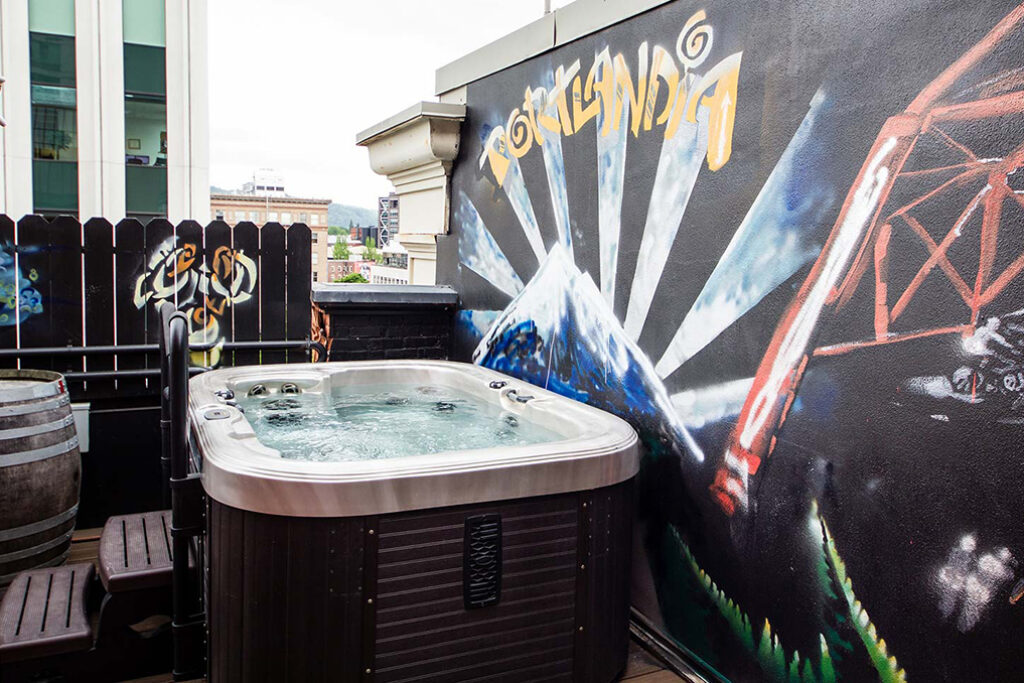 Hotel Guest Room Hot Tub