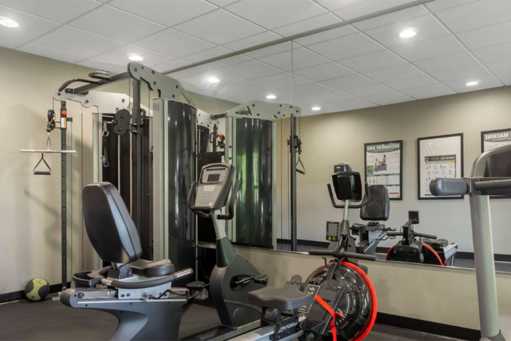 Hotel fitness centre