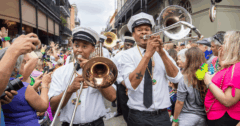 Band playing in New Orleans