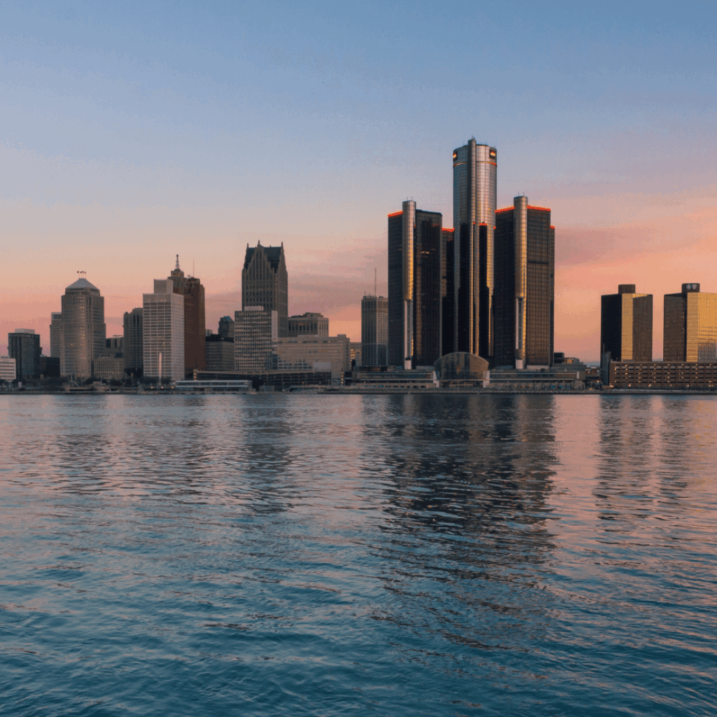Downtown Detroit skyline