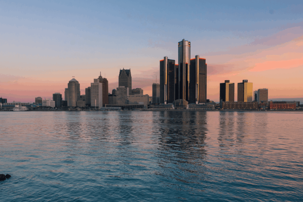 Downtown Detroit skyline