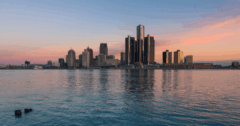 Downtown Detroit skyline