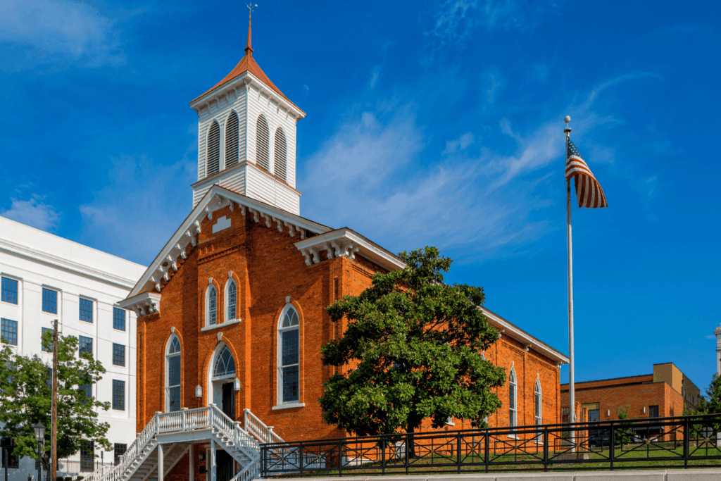 Dexter Avenue King Memorial Baptist Church in Montgomery, Alabama