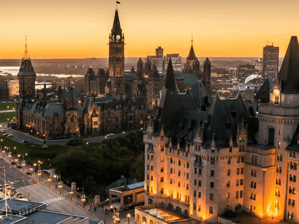 Fairmont Chateau Laurier in Ottawa, Ontario