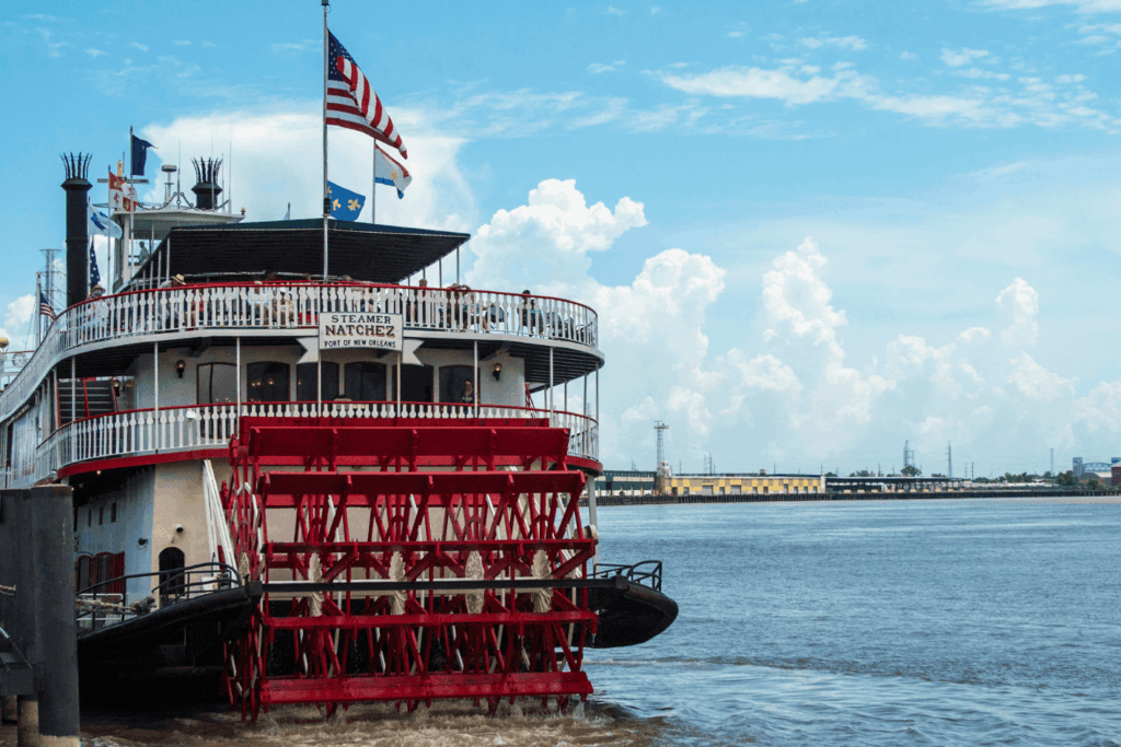 Steamboat on the Mississippi River