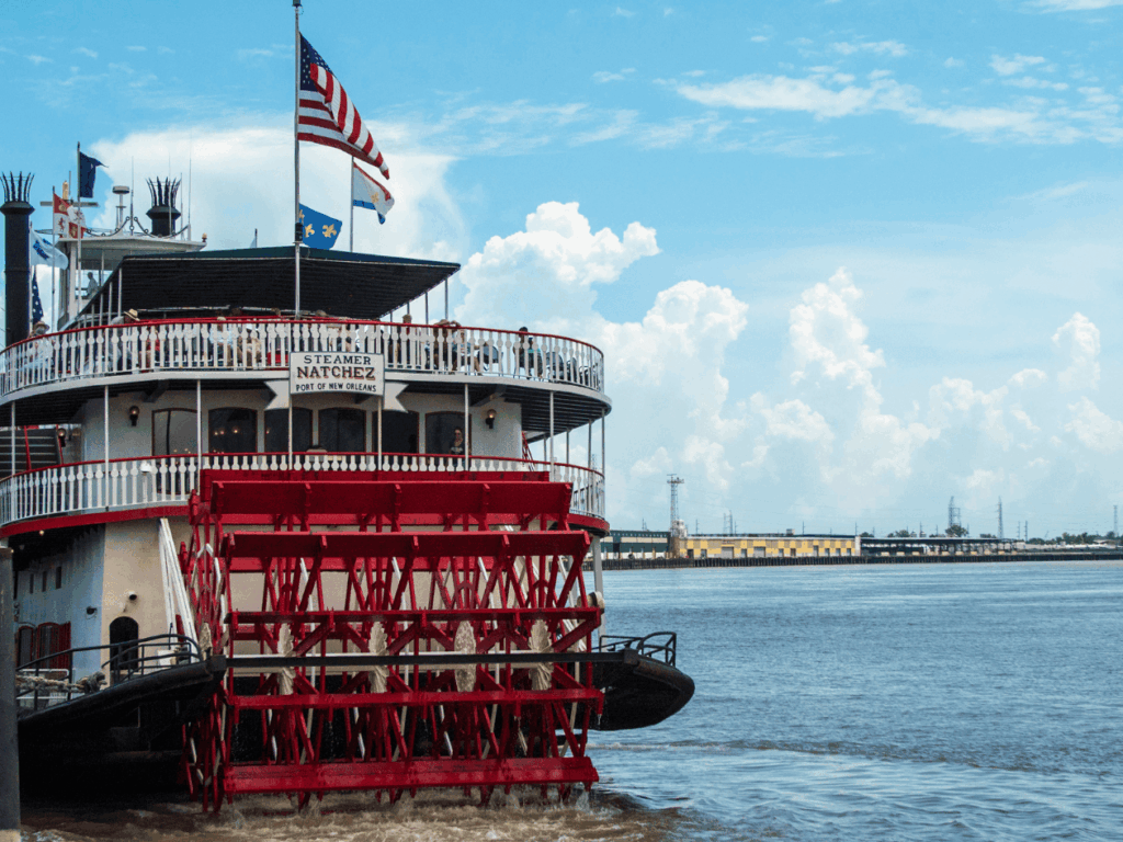 Steamboat on the Mississippi River