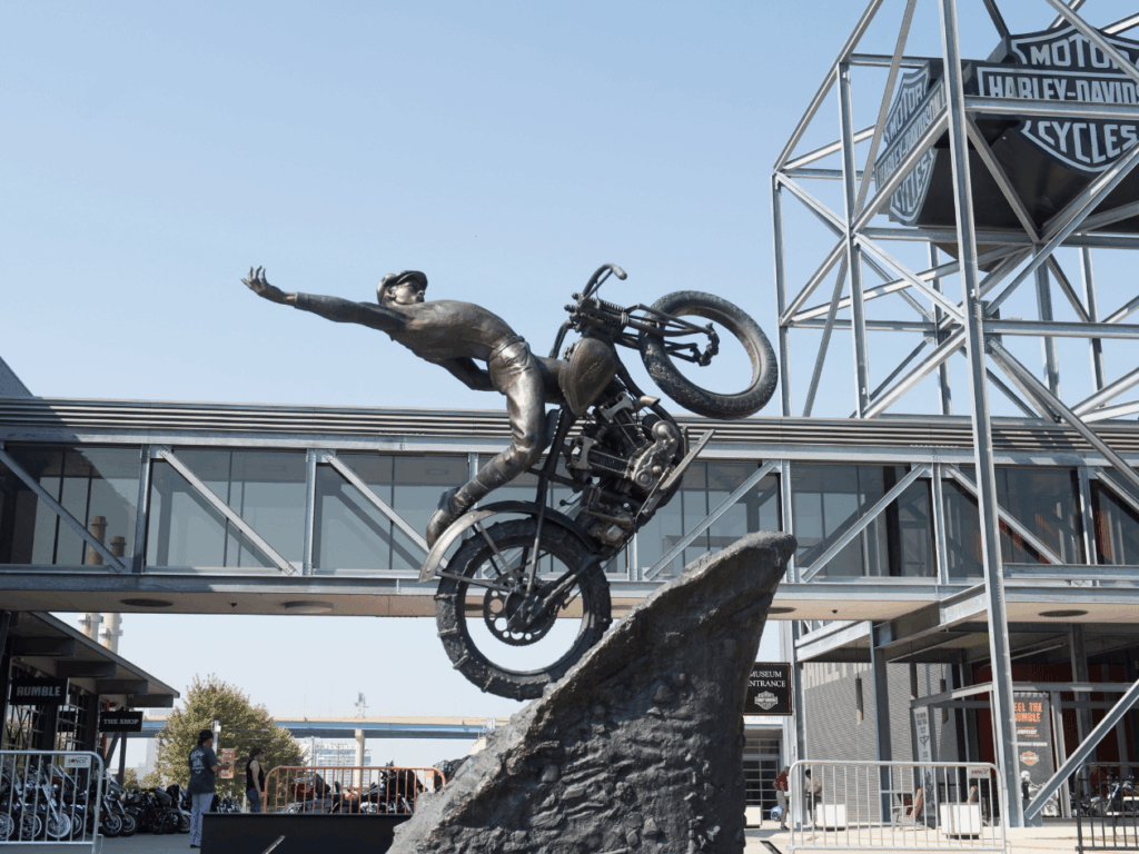 Harley Davidson Museum in Milwaukee, Wisconsin