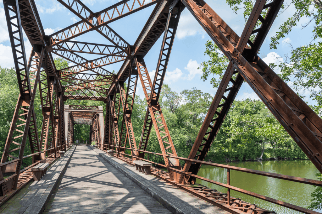 Scenic trail in Catskill, New York State