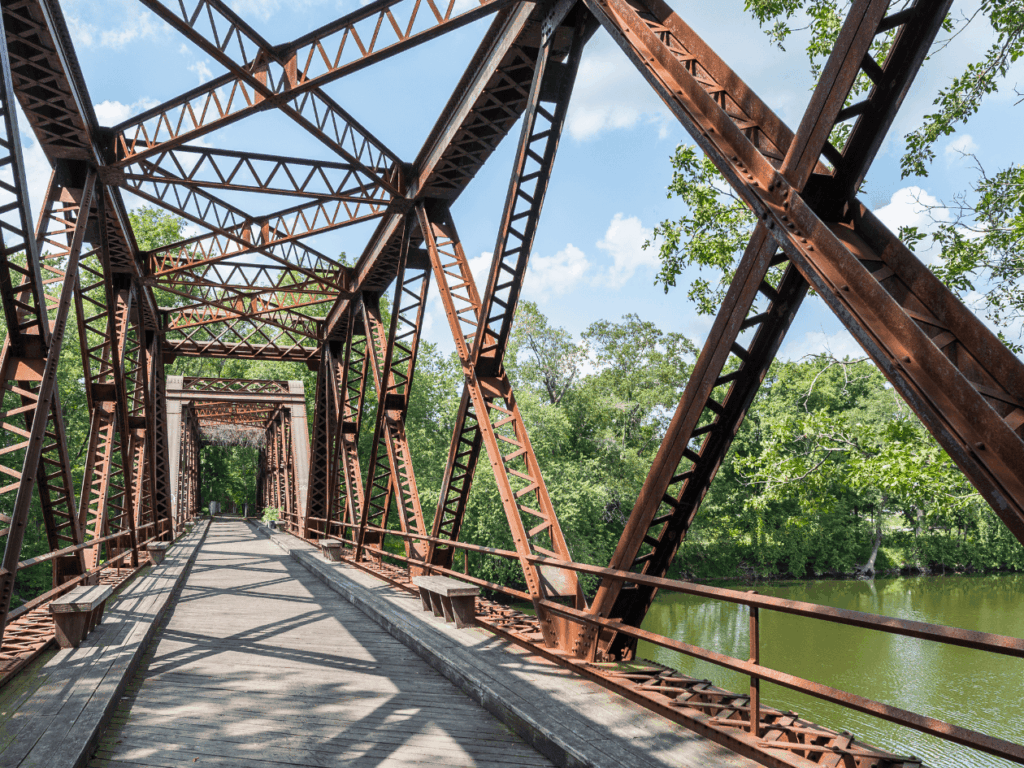 Scenic trail in Catskill, New York State