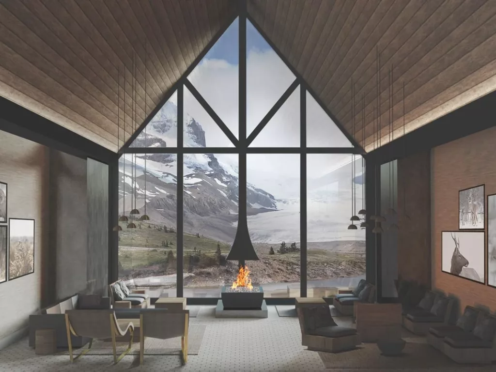 Glacier View Lodge lounge view