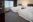 Hotel guest room with two beds