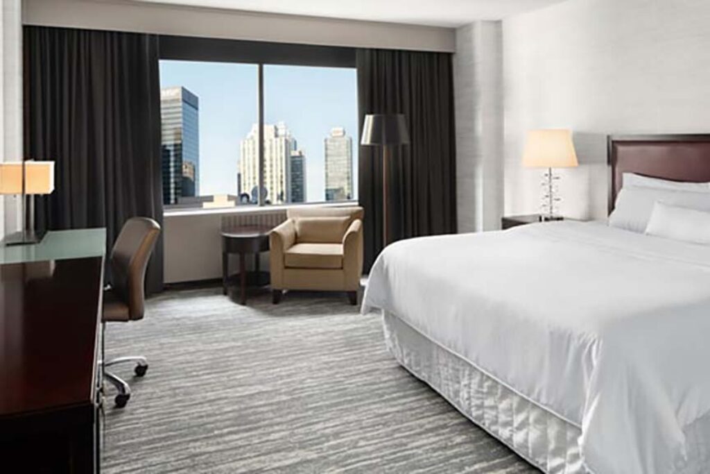 Hotel king guest room