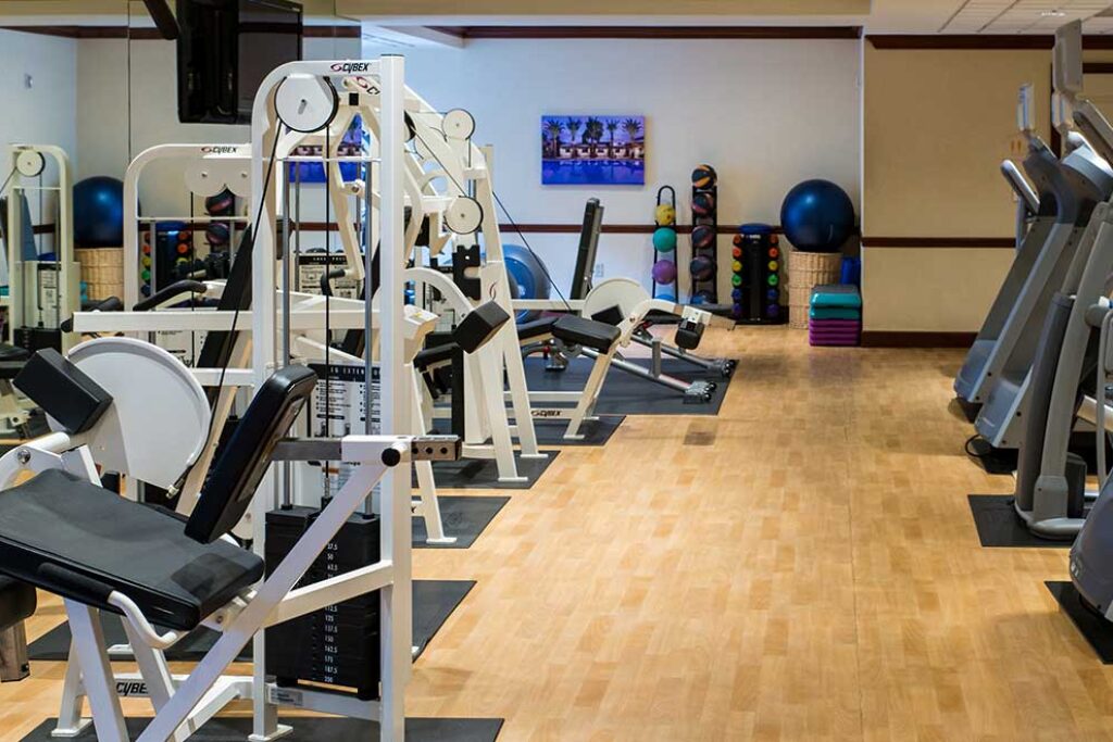Hotel fitness centre