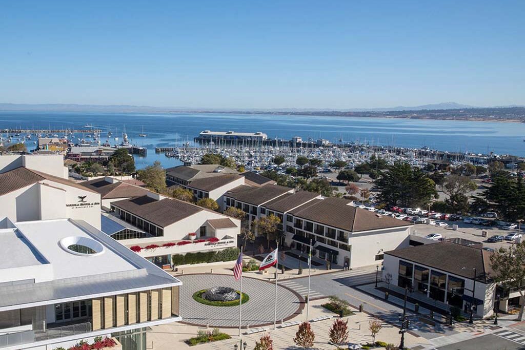 Hotel aerial view