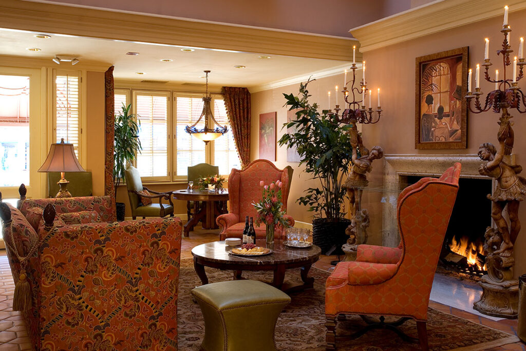 Hotel lobby
