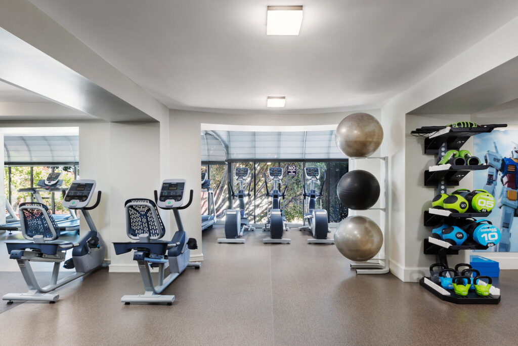 Hotel fitness centre