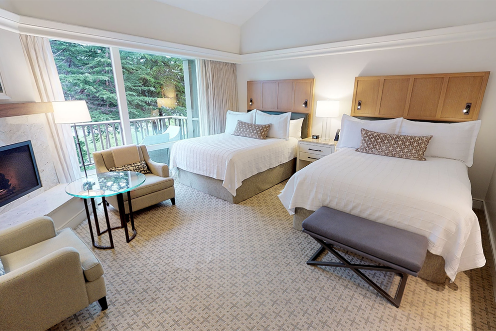 Guest room with two beds