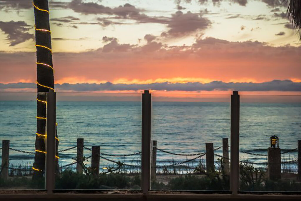 Sunset view as seen from the hotel