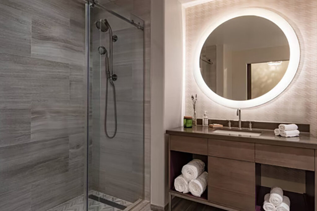 Lodge bathroom
