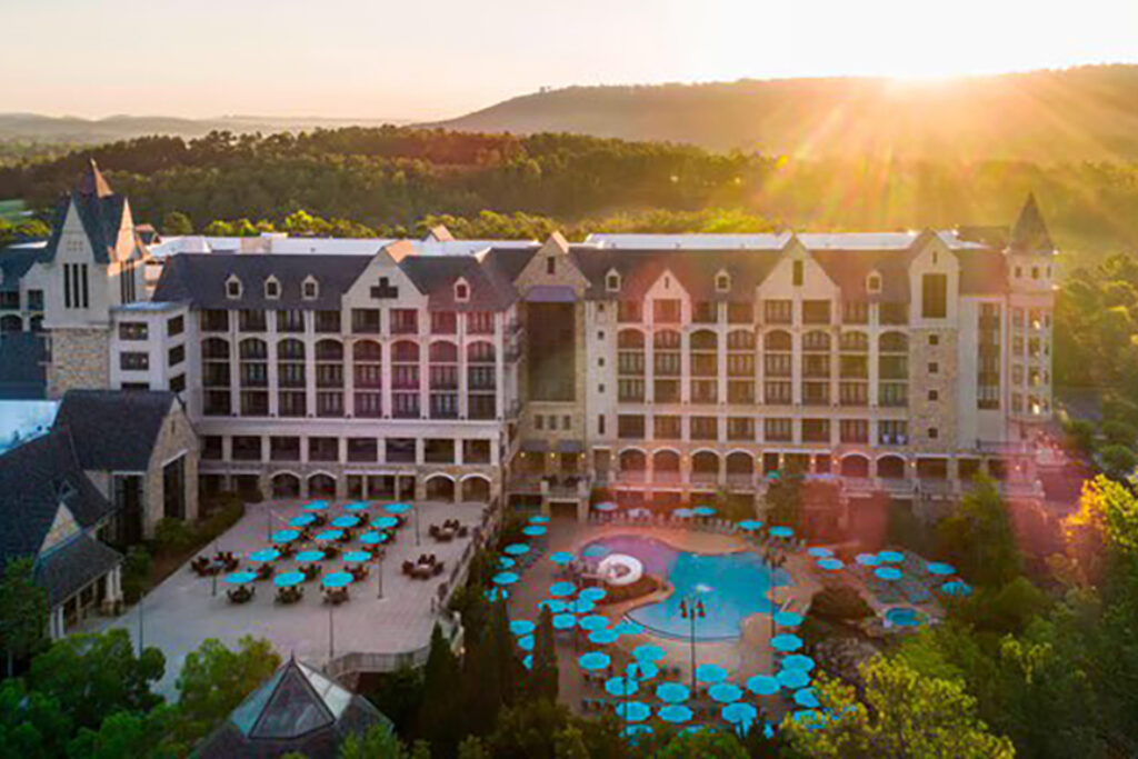 Resort aerial view