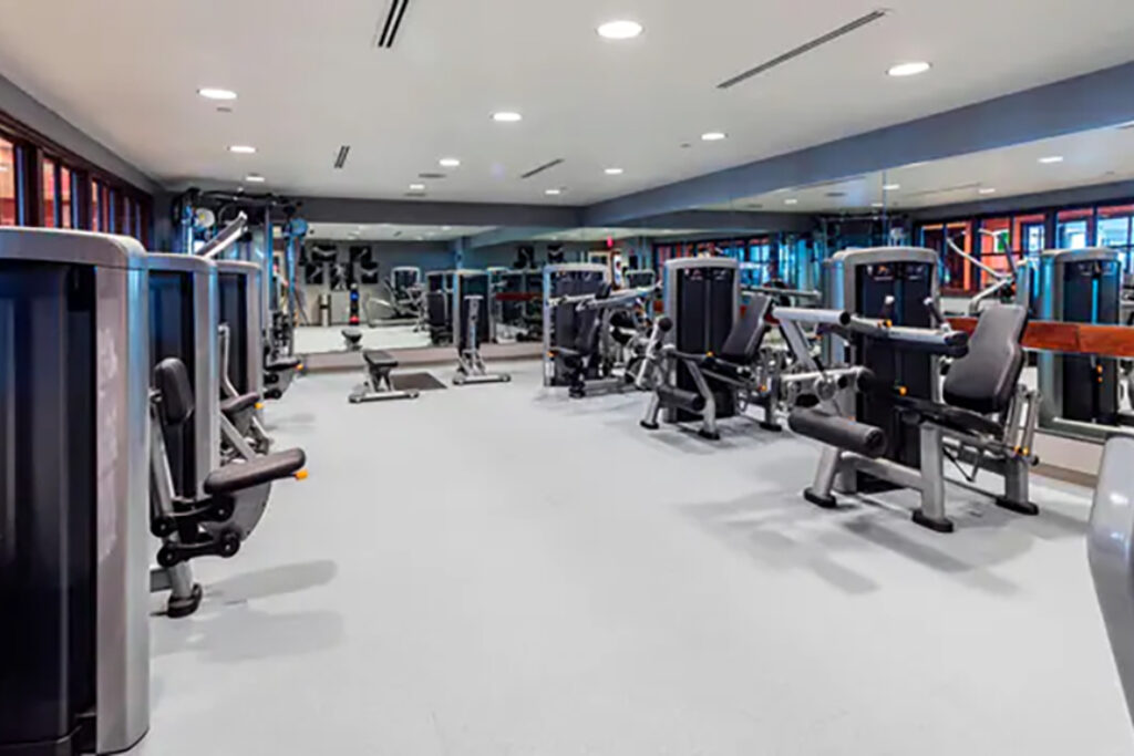 Resort fitness centre