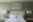 Hotel guest room with king bed