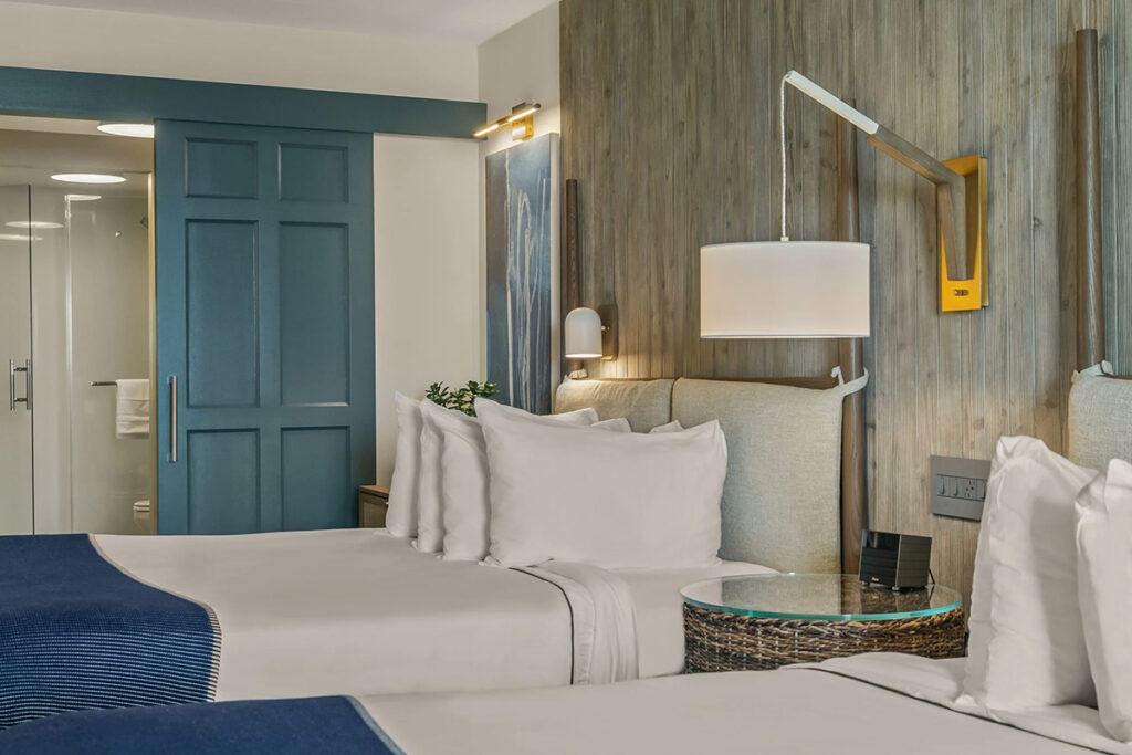 Guest room with two queen beds