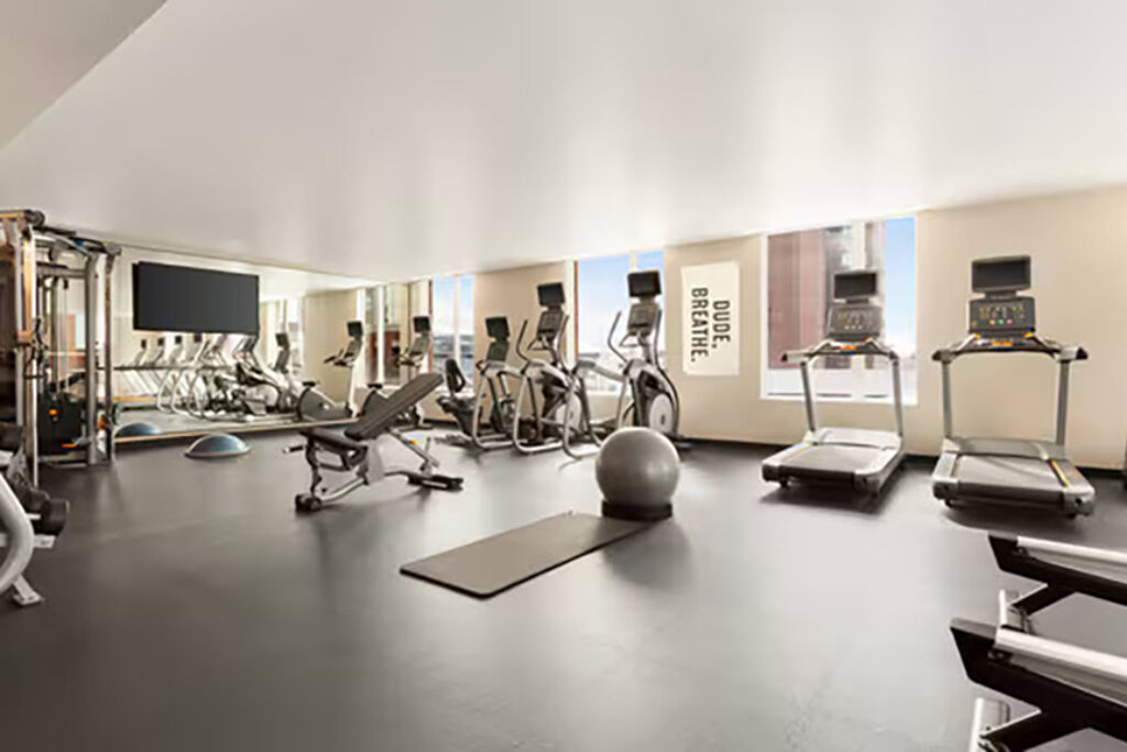 Hotel fitness centre