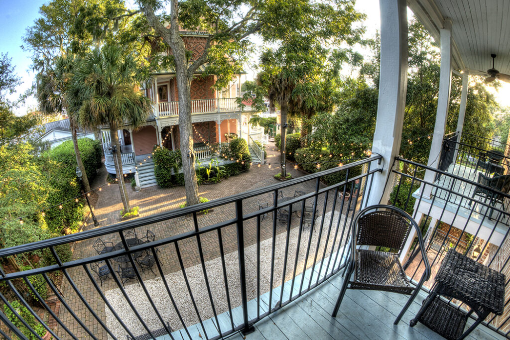 Garden Cottage balcony view