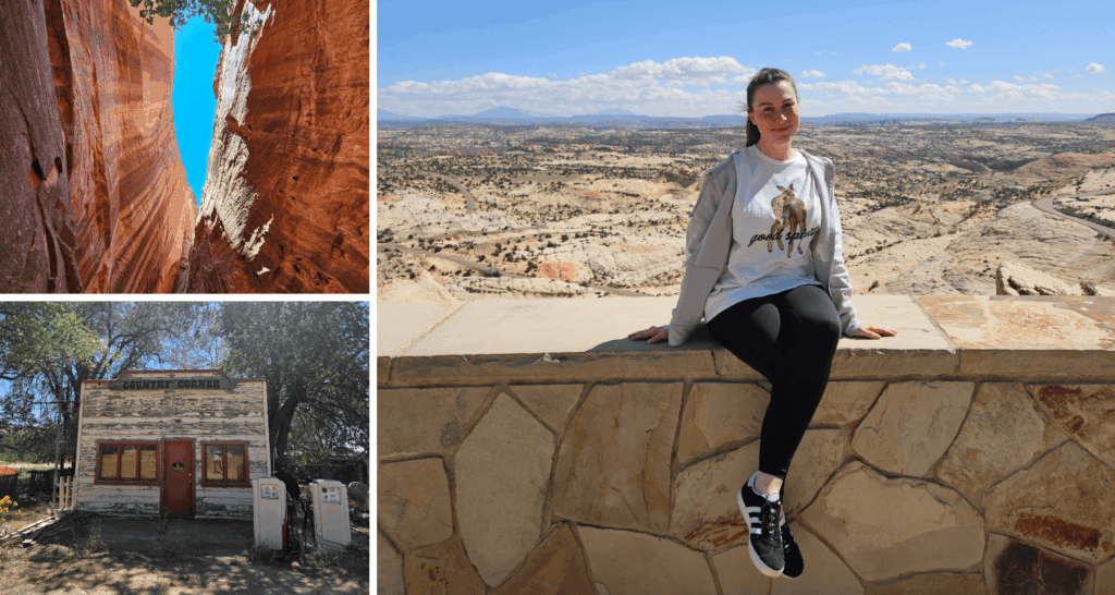 Rebecca Harley, Journeyscape Marketing Manager, travelling Scenic Byway 12 Utah
