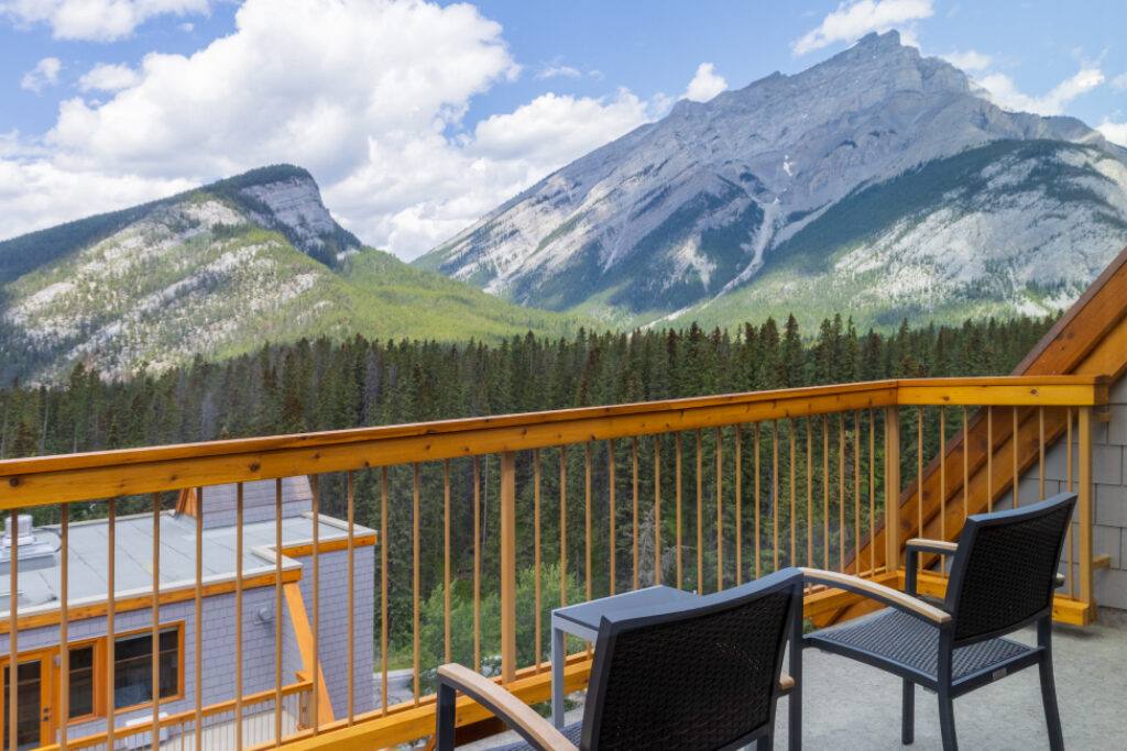 Mountain view from guest room