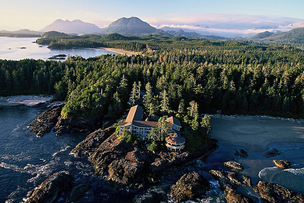 Hotel aerial view