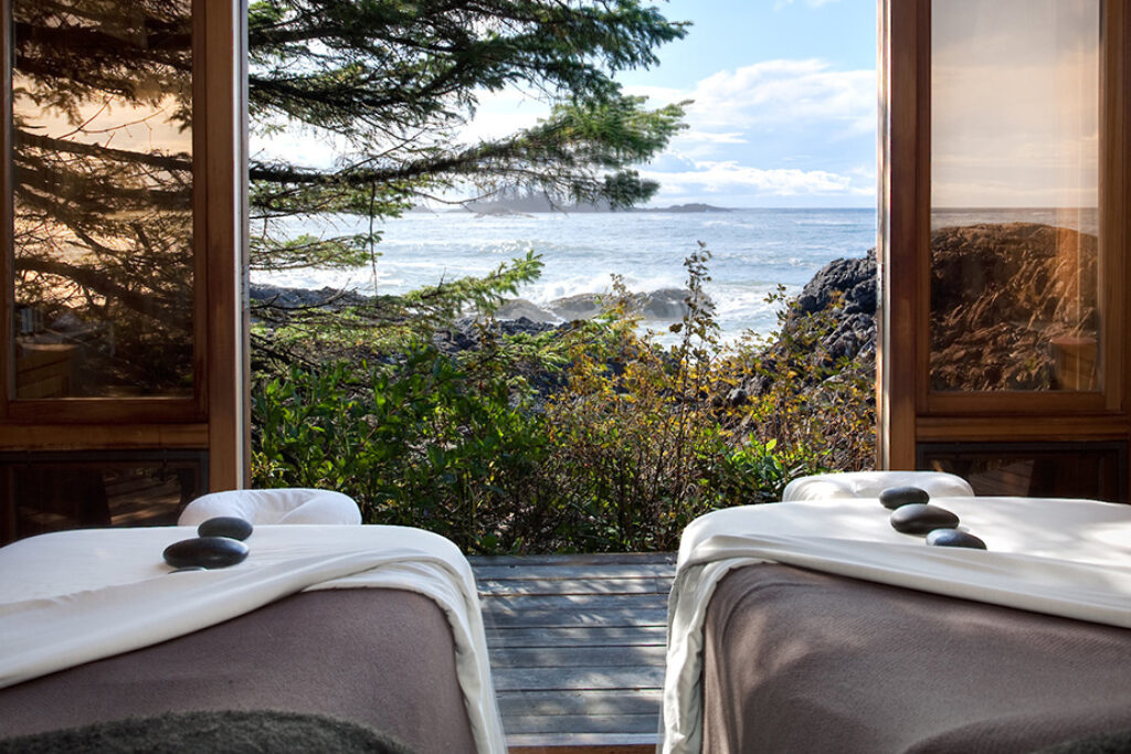 Spa with a view