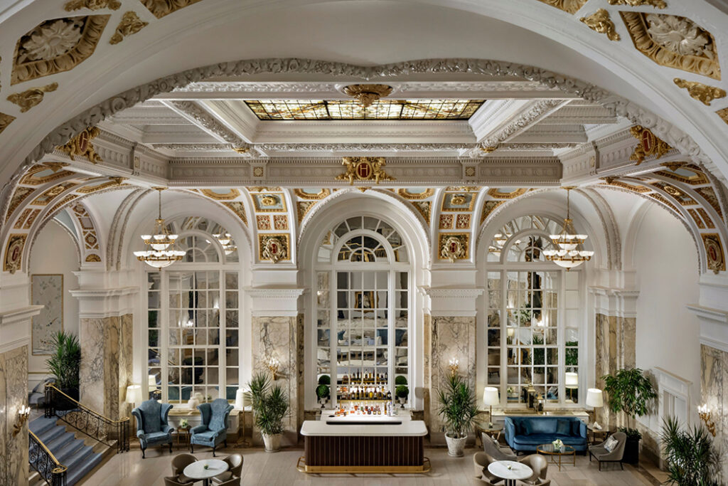 Hotel lobby