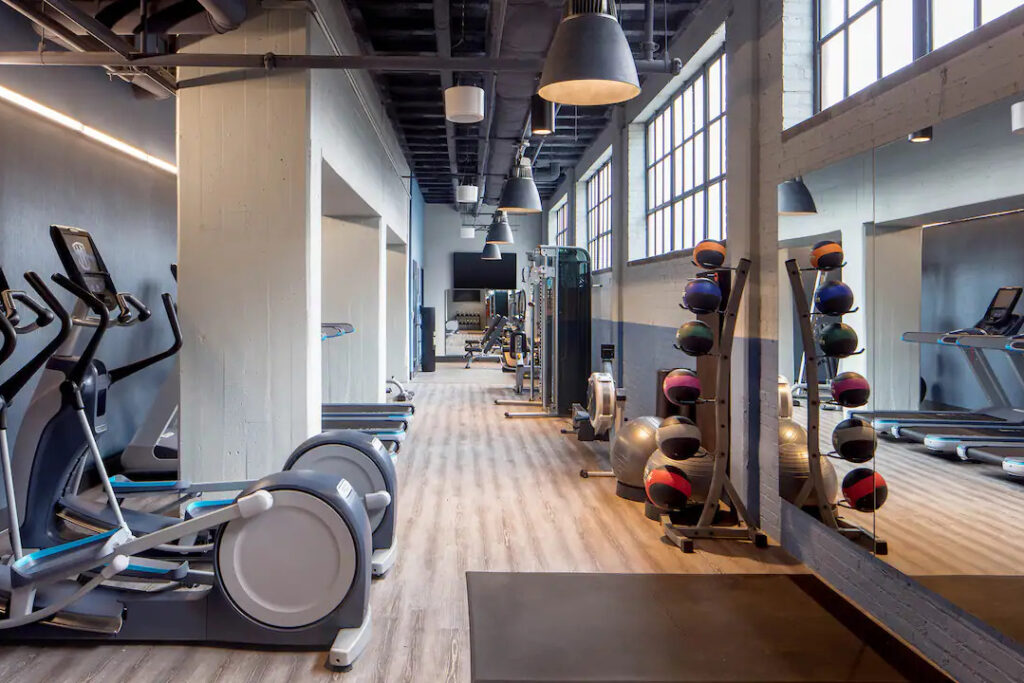 Hotel fitness centre
