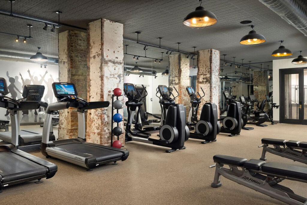 Hotel fitness centre