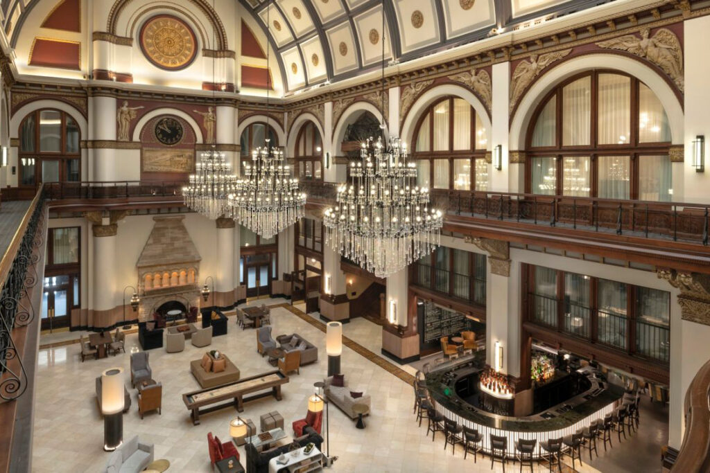 Hotel lobby
