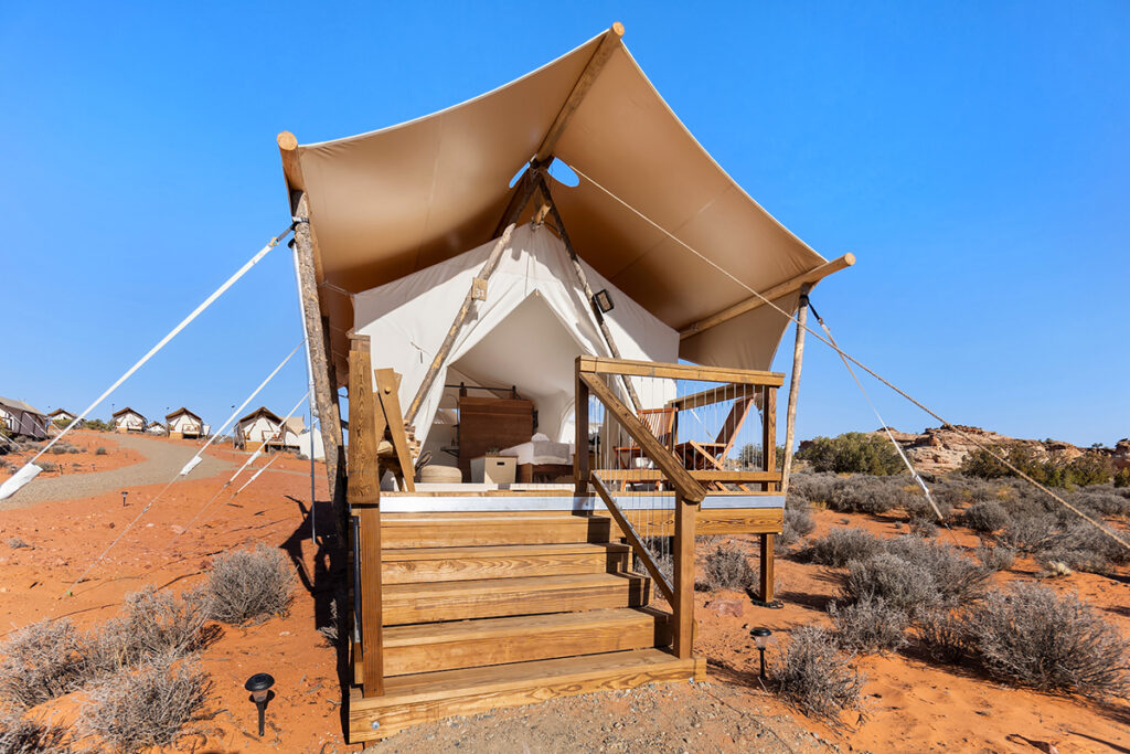 Tent exterior