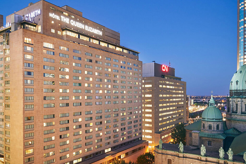 Exterior of hotel