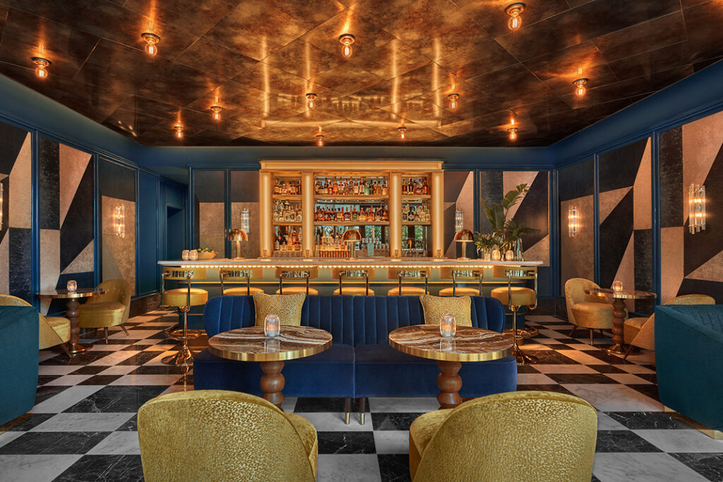 Bar at the hotel