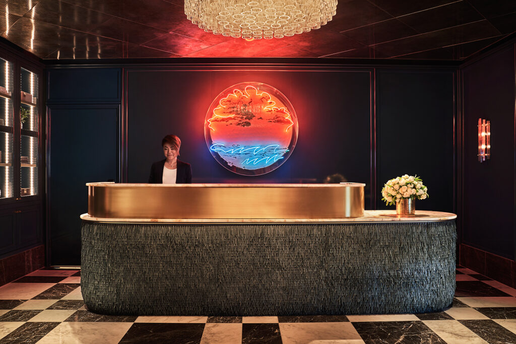 Hotel reception