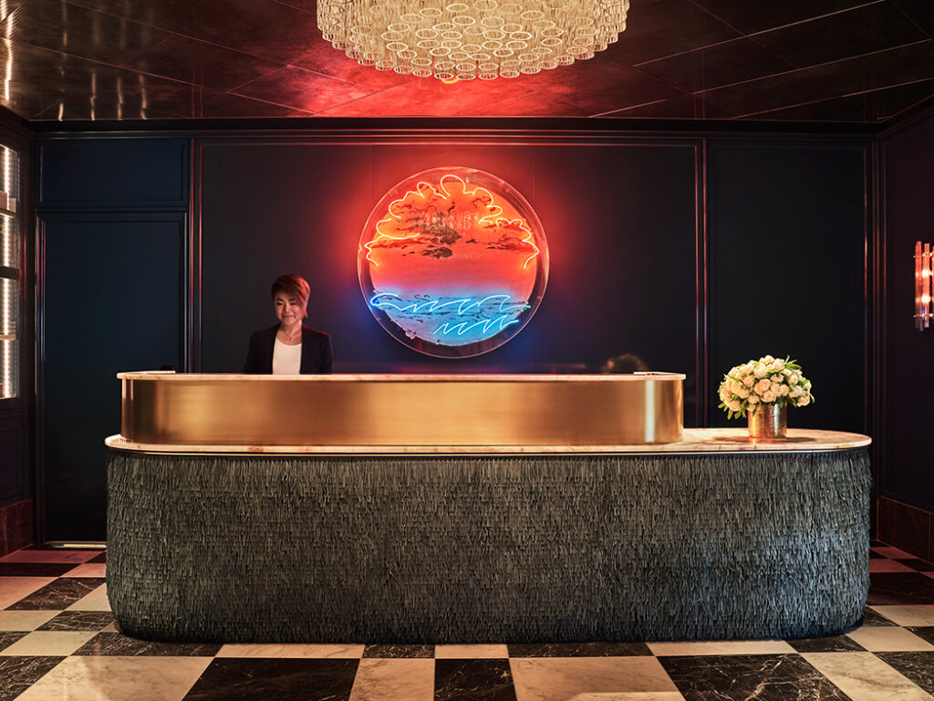 Hotel reception