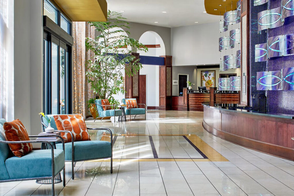 Hotel lobby