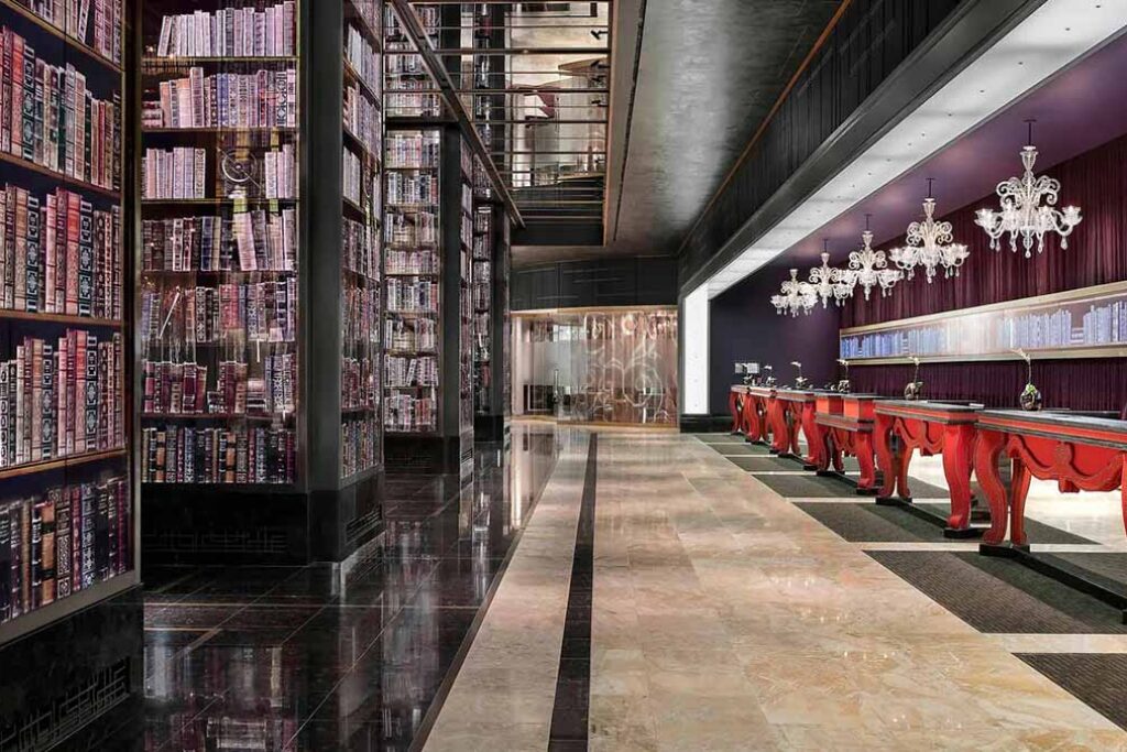 Reception of hotel