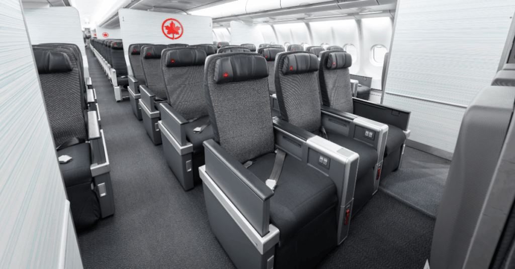 Air Canada Premium Economy Cabin