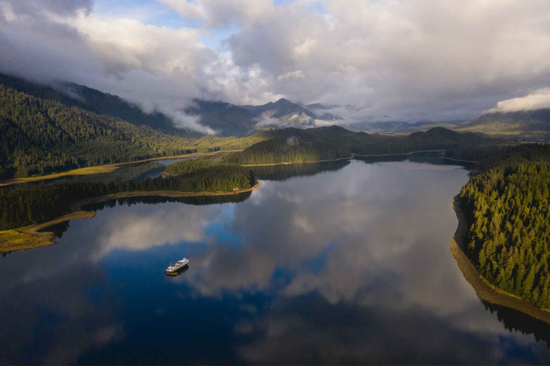 Aerial photo of Neka Bay